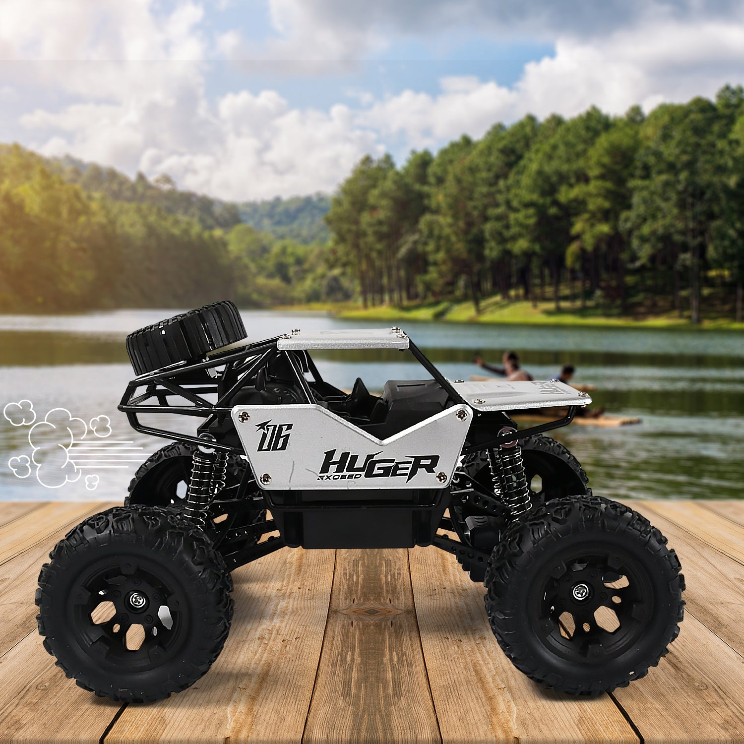 17816 1:18 Scale Rock Crawler Monster RC Truck All Terrain Stunt Racing Car Rechargeable Indoor Outdoor Toy Car 17816 1:18 Scale Rock Crawler Monster RC Truck All Terrain Stunt Racing Car Rechargeable Indoor Outdoor Toy Car